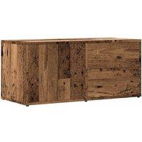 Berkfield Home TV Cabinet Old Wood 80x34x35.5 cm Engineered Wood in Brown