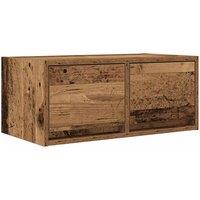 Berkfield Home TV Cabinet Old Wood 60x31x25.5 cm Engineered Wood in Brown