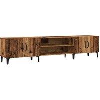 Berkfield Home TV Cabinet Old Wood 180x31.5x40 cm Engineered Wood in Brown