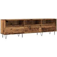 Berkfield Home TV Cabinet Old Wood 150x30x44.5 cm Engineered Wood in Brown