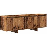 Berkfield Home TV Cabinet Old Wood 120x30x40.5 cm Engineered Wood in Brown