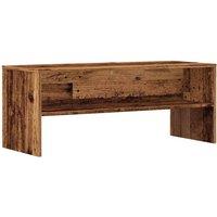Berkfield Home TV Cabinet Old Wood 100x40x40 cm Engineered Wood in Brown | Size: 100 x 40 x 40 cm