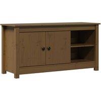Berkfield Home TV Cabinet Honey Brown 103x36.5x52 cm Solid Wood Pine