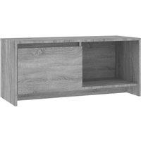 Berkfield Home TV Cabinet Grey Sonoma 90x35x40 cm Engineered Wood | Size: 90 x 35 x 40 cm