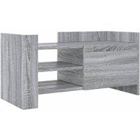 Berkfield Home TV Cabinet Grey Sonoma 80x35x40 cm Engineered Wood | Size: 80 x 35 x 40 cm