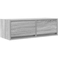 Berkfield Home TV Cabinet Grey Sonoma 80x31x25.5 cm Engineered Wood