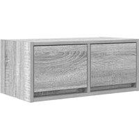 Berkfield Home TV Cabinet Grey Sonoma 60x31x25.5 cm Engineered Wood