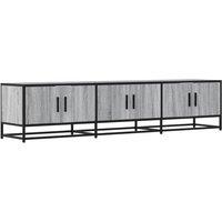 Berkfield Home TV Cabinet Grey Sonoma 180x35x41 cm Engineered Wood | Size: 180 x 35 x 41 cm