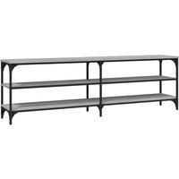 Berkfield Home TV Cabinet Grey Sonoma 160x30x50 cm Engineered Wood | Size: 160 x 30 x 50 cm