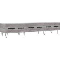 Berkfield Home TV Cabinet Grey Sonoma 150x36x30 cm Engineered Wood | Size: 150 x 36 x 30 cm
