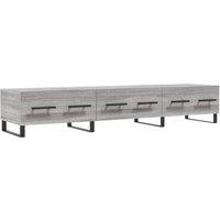 Berkfield Home TV Cabinet Grey Sonoma 150x36x30 cm Engineered Wood | Size: 150 x 36 x 30 cm