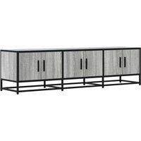 Berkfield Home TV Cabinet Grey Sonoma 150x35x41 cm Engineered Wood & Metal | Size: 150 x 35 x 41 cm