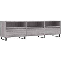 Berkfield Home TV Cabinet Grey Sonoma 150x30x44.5 cm Engineered Wood