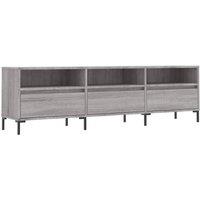 Berkfield Home TV Cabinet Grey Sonoma 150x30x44.5 cm Engineered Wood