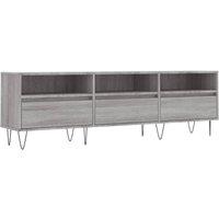 Berkfield Home TV Cabinet Grey Sonoma 150x30x44.5 cm Engineered Wood