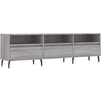 Berkfield Home TV Cabinet Grey Sonoma 150x30x44.5 cm Engineered Wood