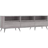 Berkfield Home TV Cabinet Grey Sonoma 150x30x44.5 cm Engineered Wood