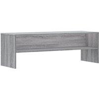 Berkfield Home TV Cabinet Grey Sonoma 120x40x40 cm Engineered Wood | Size: 120 x 40 x 40 cm