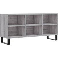 Berkfield Home TV Cabinet Grey Sonoma 103.5x30x50 cm Engineered Wood