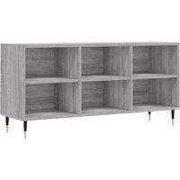 Berkfield Home TV Cabinet Grey Sonoma 103.5x30x50 cm Engineered Wood