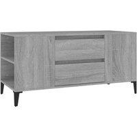 Berkfield Home TV Cabinet Grey Sonoma 102x44.5x50 cm Engineered Wood