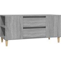 Berkfield Home TV Cabinet Grey Sonoma 102x44.5x50 cm Engineered Wood