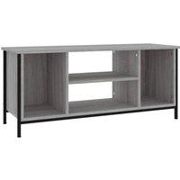 Berkfield Home TV Cabinet Grey Sonoma 102x35x45 cm Engineered Wood | Size: 102 x 35 x 45 cm