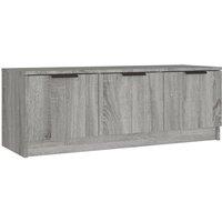 Berkfield Home TV Cabinet Grey Sonoma 102x35x36.5 cm Engineered Wood