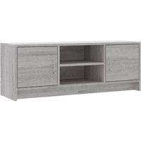 Berkfield Home TV Cabinet Grey Sonoma 102x30x37.5 cm Engineered Wood
