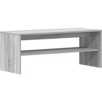 Berkfield Home TV Cabinet Grey Sonoma 100x40x40 cm Engineered Wood | Size: 100 x 40 x 40 cm