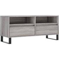 Berkfield Home TV Cabinet Grey Sonoma 100x34.5x44.5 cm Engineered Wood