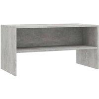 Berkfield Home TV Cabinet Concrete Grey 80x40x40 cm Engineered Wood | Size: 80 x 40 x 40 cm