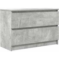 Berkfield Home TV Cabinet Concrete Grey 80x35x54 cm Engineered Wood | Size: 80 x 35 x 54 cm