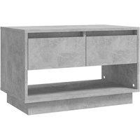 Berkfield Home TV Cabinet Concrete Grey 70x41x44 cm Engineered Wood | Size: 70 x 41 x 44 cm