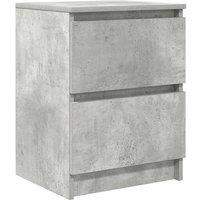 Berkfield Home TV Cabinet Concrete Grey 40x35x54 cm Engineered Wood | Size: 40 x 35 x 54 cm