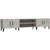 Berkfield Home TV Cabinet Concrete Grey 180x31.5x40 cm Engineered Wood