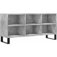 Berkfield Home TV Cabinet Concrete Grey 103.5x30x50 cm Engineered Wood