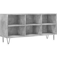 Berkfield Home TV Cabinet Concrete Grey 103.5x30x50 cm Engineered Wood