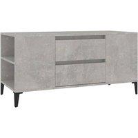 Berkfield Home TV Cabinet Concrete Grey 102x44.5x50 cm Engineered Wood