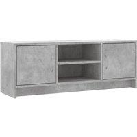 Berkfield Home TV Cabinet Concrete Grey 102x30x37.5 cm Engineered Wood