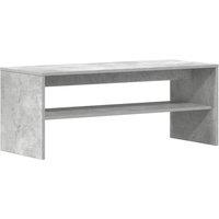 Berkfield Home TV Cabinet Concrete Grey 100x40x40 cm Engineered Wood | Size: 100 x 40 x 40 cm