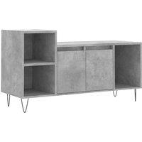 Berkfield Home TV Cabinet Concrete Grey 100x35x55 cm Engineered Wood | Size: 100 x 35 x 55 cm