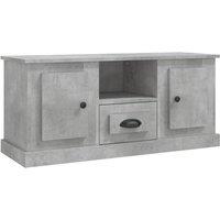 Berkfield Home TV Cabinet Concrete Grey 100x35.5x45 cm Engineered Wood