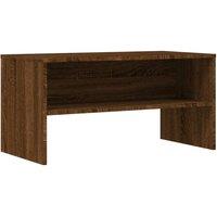 Berkfield Home TV Cabinet Brown Oak 80x40x40 cm Engineered Wood | Size: 80 x 40 x 40 cm