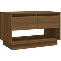 Berkfield Home TV Cabinet Brown Oak 70x41x44 cm Engineered Wood | Size: 70 x 41 x 44 cm
