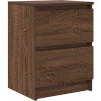 Berkfield Home TV Cabinet Brown Oak 40x35x54 cm Engineered Wood | Size: 40 x 35 x 54 cm
