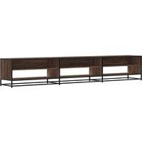Berkfield Home TV Cabinet Brown Oak 270x40x46 cm Engineered Wood | Size: 270 x 40 x 46 cm