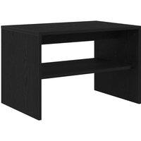 Berkfield Home TV Cabinet Black Oak 60x40x40 cm Engineered Wood | Size: 60 x 40 x 40 cm