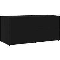 Berkfield Home TV Cabinet Black 80x34x36 cm Engineered Wood | Size: 80 x 34 x 36 cm