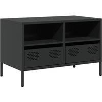 Berkfield Home TV Cabinet Black 68x39x43.5 cm Cold-rolled Steel